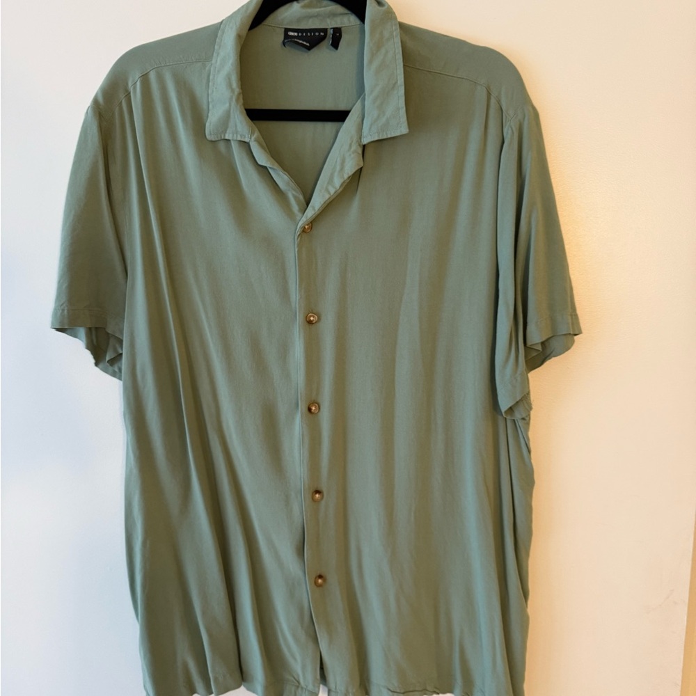 Men's Green Camp Shirt